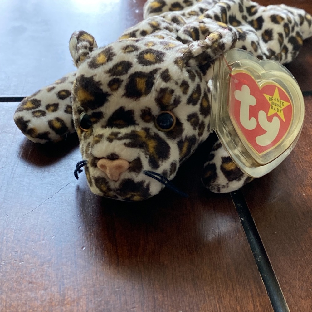 Ty Beanie Baby Freckles Leopard